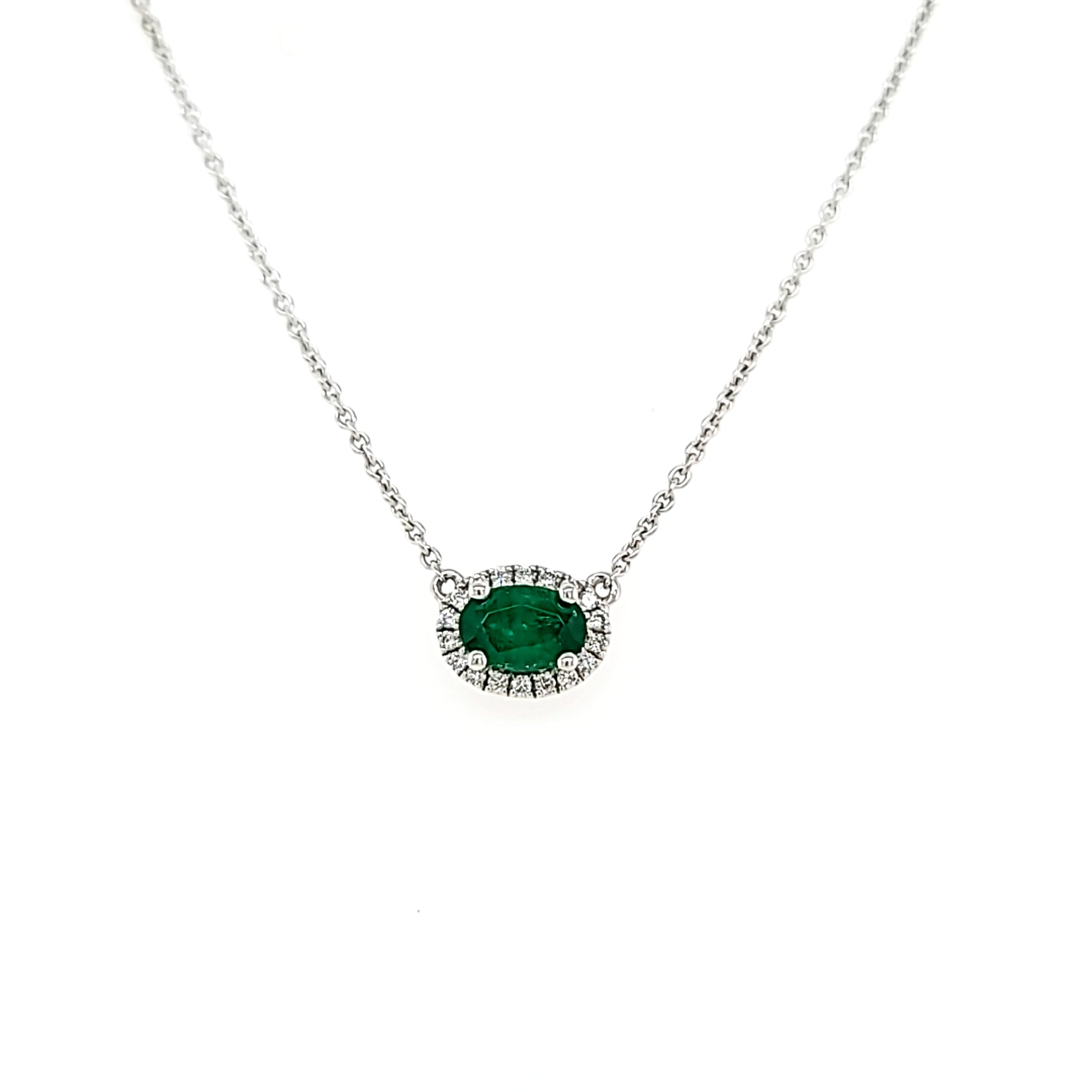 エメラルドネックレス　ビーズ　ジュエリー　emerald necklace JP EMERALD CUT EMERALD NECKLACE - 20.43ct | Jane Pope Jewelry