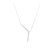 Load image into Gallery viewer, Graduating Diamond Angle Necklace (I6471)
