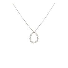 Load image into Gallery viewer, Pear Shaped Prong Set Diamond Necklace (I7286)
