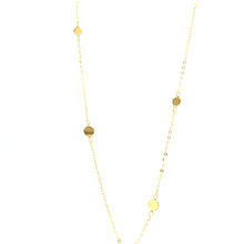 Load image into Gallery viewer, Yellow Gold Disc Y Necklace (I7655)
