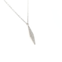 Load image into Gallery viewer, 14k White Gold Pave Diamond Necklace (I2160)
