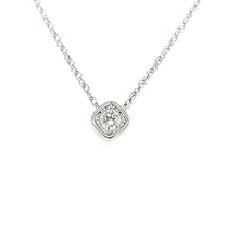 Load image into Gallery viewer, 14k White Gold Diamond Solitaire Necklace (I7285)
