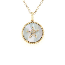 Load image into Gallery viewer, Mother of Pearl Starfish Necklace (I7322)
