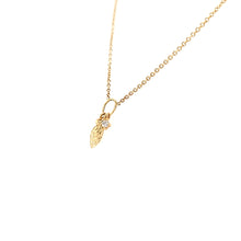 Load image into Gallery viewer, Yellow Gold Petite Diamond Charm Necklace (I5963)
