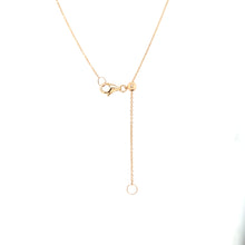 Load image into Gallery viewer, 14k Rose Gold Diamond Pear Shaped Pod Bolo Necklace (I4112)
