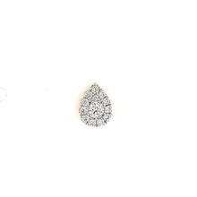 Load image into Gallery viewer, 14k Yellow Gold Pear Shaped Diamond Stud Earrings
