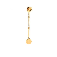 Load image into Gallery viewer, 14k Yellow Gold Segmented Diamond Earrings (I6225)
