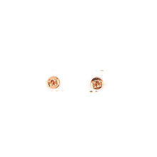 Load image into Gallery viewer, 14k Rose Gold Morganite &amp; Diamond Stud Earrings (I7181)
