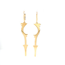 Load image into Gallery viewer, Bella Mani® 14k Yellow Gold Florence Style 3 Dangle Earrings (EFL3YG)
