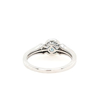Load image into Gallery viewer, White Gold Montana Sapphire &amp; Diamond Ring (I6072)
