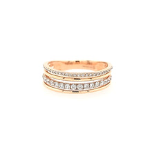 Load image into Gallery viewer, 14k Rose Gold Multi Band Diamond Ring (I7046)
