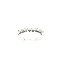 Load image into Gallery viewer, 14k White Gold Diamond Scalloped Edge Ring (I7603)
