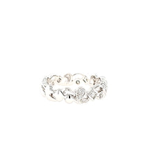 Load image into Gallery viewer, 14k White Gold Princess Cut Diamond Paisley Ring (I2836)
