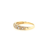 Load image into Gallery viewer, 14k Yellow Gold Diamond Pod Ring (I2837)
