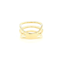 Load image into Gallery viewer, Yellow Gold Triple Band Diamond Ring (I6823)
