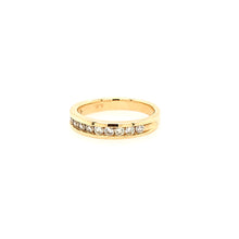 Load image into Gallery viewer, 14k Yellow Gold Channel Set Diamond Band (I7246)
