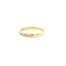 Load image into Gallery viewer, 14k Yellow Gold Channel Set Diamond Band (I7246)
