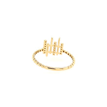 Load image into Gallery viewer, 14k Yellow Gold Vertical Bars Ring (I7063)
