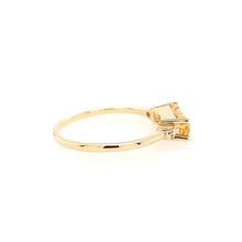 Load image into Gallery viewer, 14k Yellow Gold Citrine &amp; Diamond Ring (I7447)
