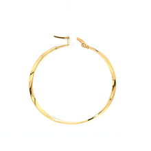Load image into Gallery viewer, 14k Yellow Gold Medium Twisted Hoop Earrings (I7404)
