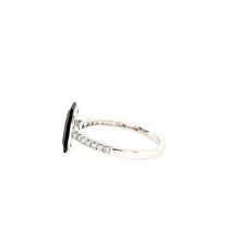 Load image into Gallery viewer, White Gold Black Onyx &amp; Diamond Ring (I7723)

