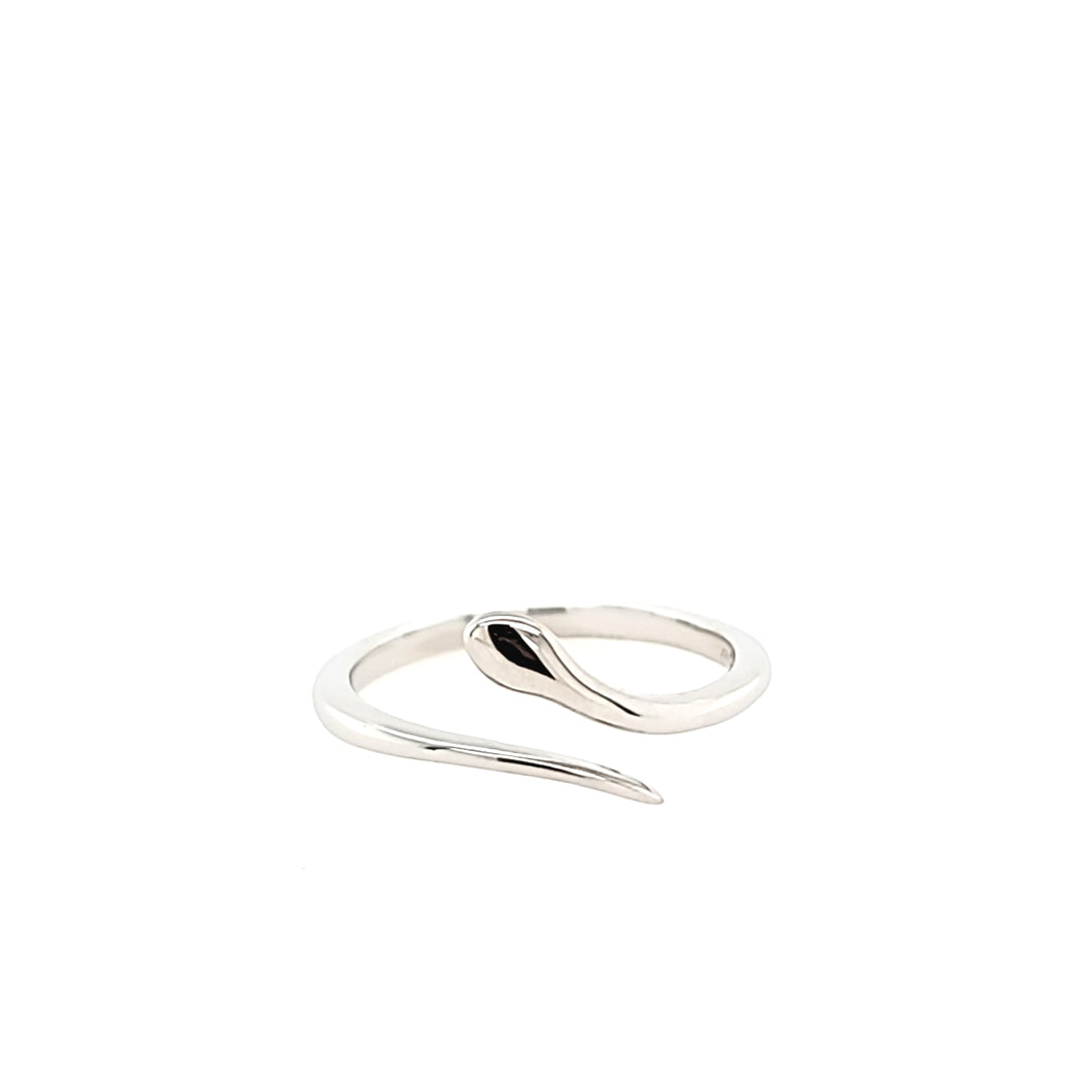 White Gold Snake Ring (I9370)