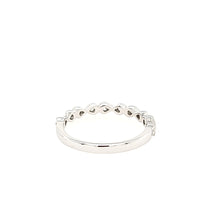 Load image into Gallery viewer, White Gold Diamond Infinity Stacker Ring (I2147)
