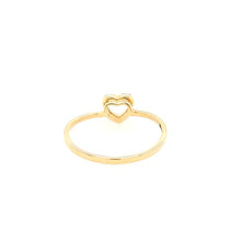 Load image into Gallery viewer, Yellow Gold Diamond Heart Ring (I7264)

