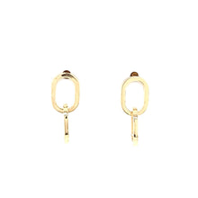 Load image into Gallery viewer, 14k Yellow Gold Petite Link Earrings (I7698)
