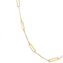 Load image into Gallery viewer, 14k Yellow Gold Mother of Pearl Station Necklace (I7769)
