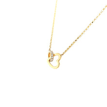 Load image into Gallery viewer, Yellow Gold Diamond Link &amp; Heart Necklace (I5843)

