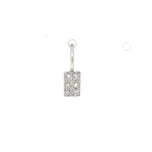 Load image into Gallery viewer, White Gold Diamond Design Earrings (I4141)
