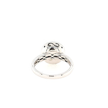 Load image into Gallery viewer, White Gold Pave Diamond Circle Ring (I1212)
