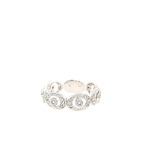 Load image into Gallery viewer, 14k White Gold Diamond Scroll Ring (I2870)

