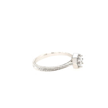 Load image into Gallery viewer, 14k White Gold CZ Center with Diamonds Ring Mounting (I452)
