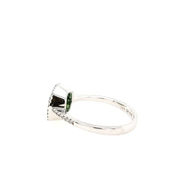 Load image into Gallery viewer, White Gold Green Tourmaline Ring (I1344)
