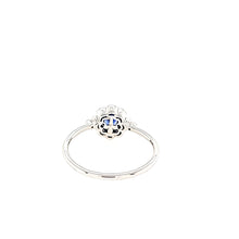 Load image into Gallery viewer, White Gold Sapphire &amp; Diamond Ring (I2183)

