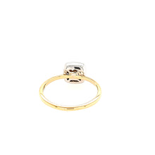 Load image into Gallery viewer, Two Tone Pave Diamond Square Ring (I6062)
