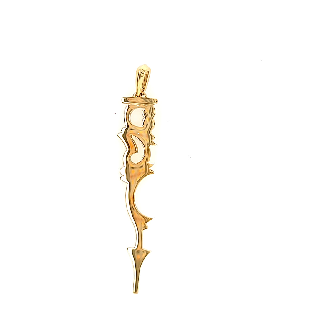Bella Mani® Yellow Gold Florence Style 1 Signature Pendant (PF1BYG)