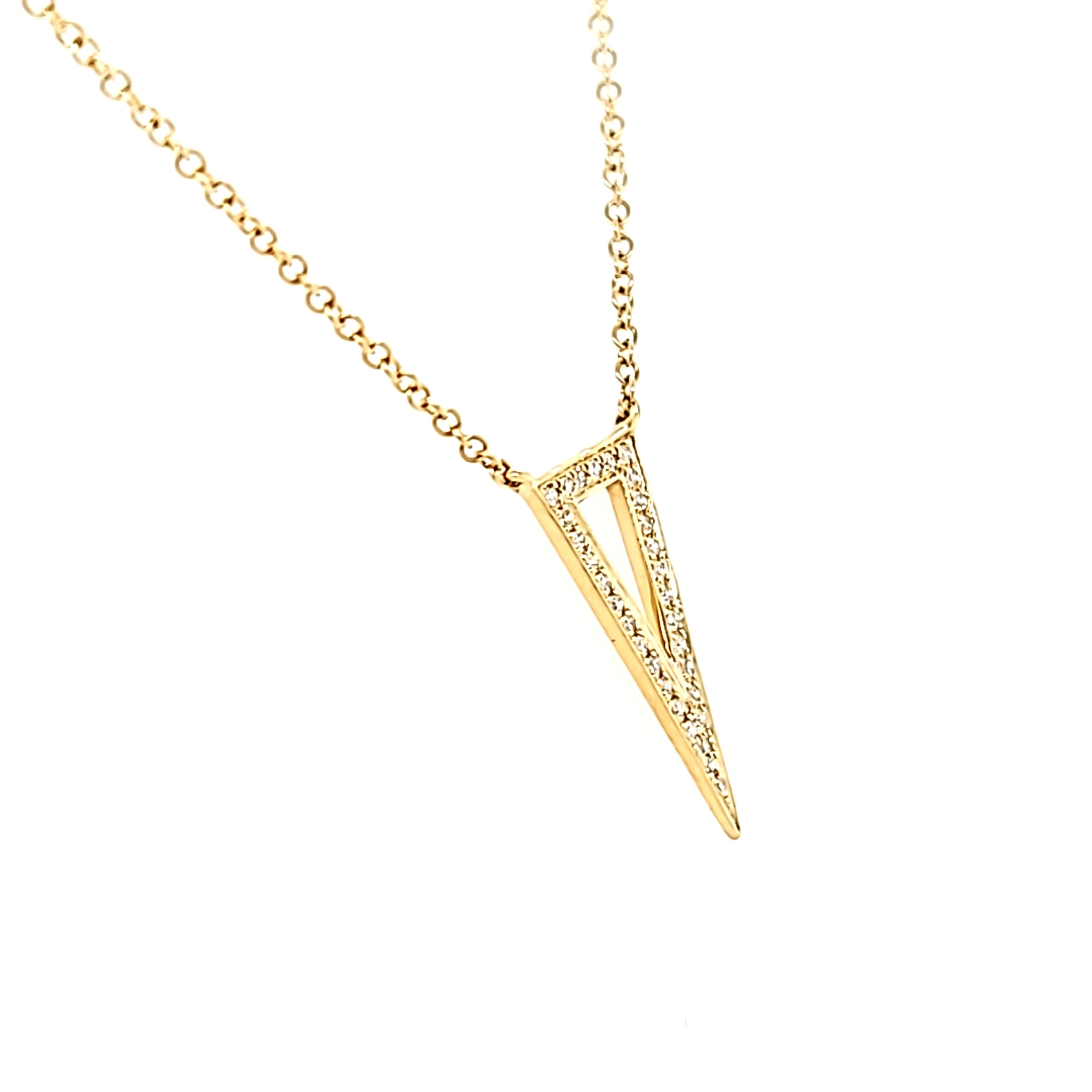 Numbering ♥ #5795 Inverted Triangle Necklace 5795 - NUMBERING