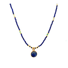 Load image into Gallery viewer, AVF Beaded Lapis Necklace (SI2780)
