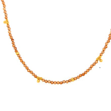 Load image into Gallery viewer, AVF Hessonite Garnet Beaded Necklace (SI2790)
