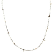 Load image into Gallery viewer, AVF Silver Labradorite Beaded Necklace (SI2235)
