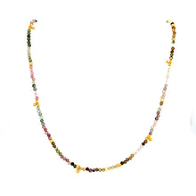 Load image into Gallery viewer, AVF Rainbow Tourmaline Beaded Necklace (SI2351)
