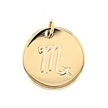 Load image into Gallery viewer, Yellow Gold Zodiac Pendants
