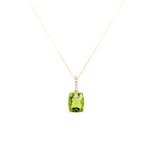 Load image into Gallery viewer, 14k Yellow Gold Peridot Necklace (I7993)
