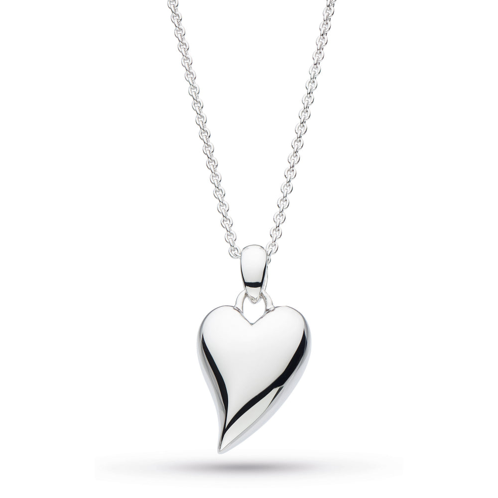 Kit Heath Silver Mini Heart Necklace (SI1381)