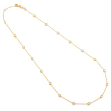Load image into Gallery viewer, Ella Stein Gold Diamond Bezel 36&quot; Station Necklace (SI2028)
