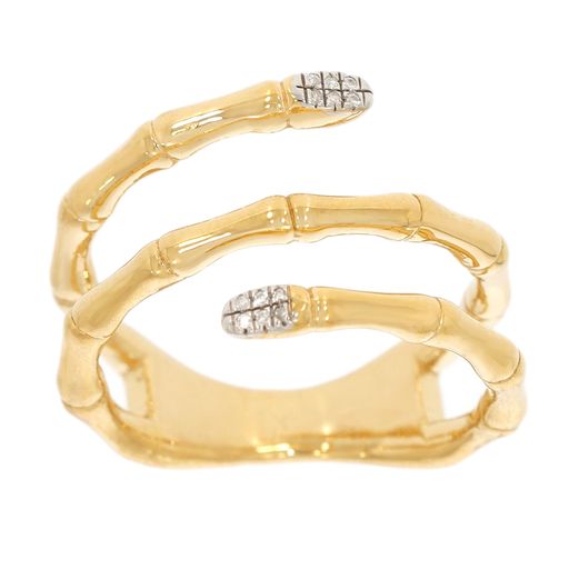 Ella Stein Gold Segment Wraparound Ring (SI3084)