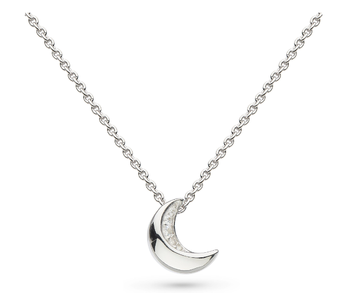 Kit Heath Silver Mini Moon Necklace (SI2637)
